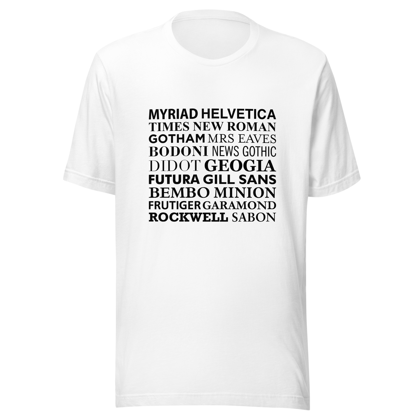 Typeface T Shirt