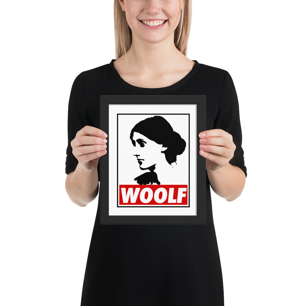 Woolf Framed Print