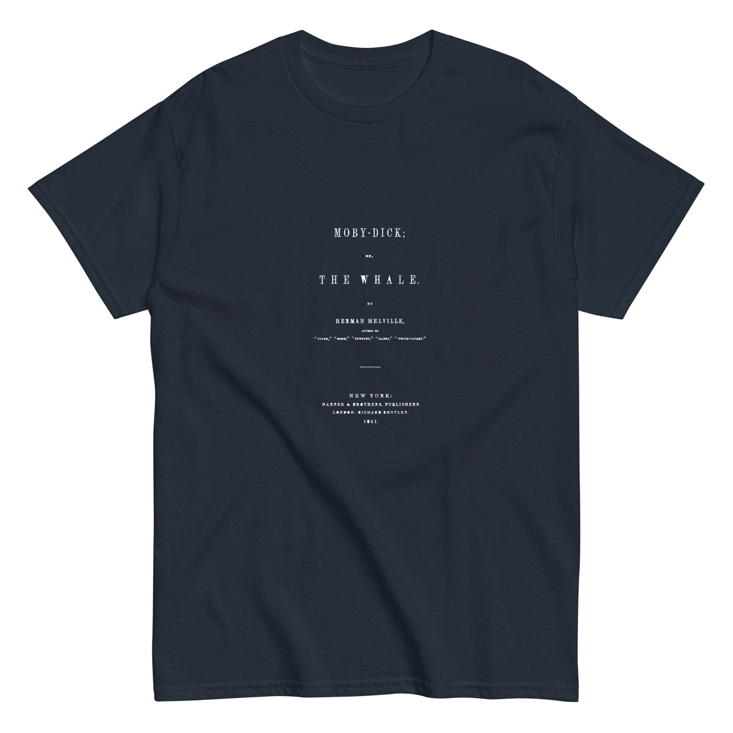 Moby-Dick First Edition Title Page Shirt