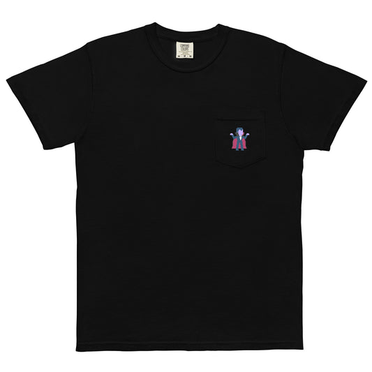 Dracula Pixel Pocket Tee
