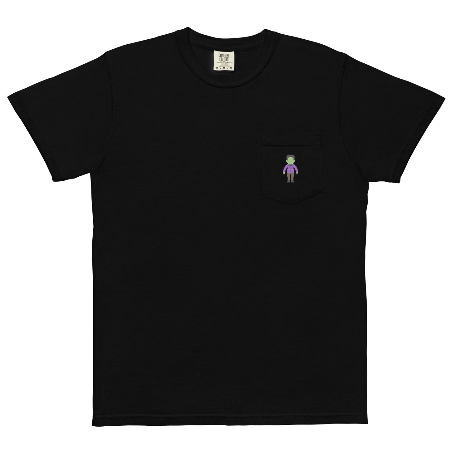 Frankenstein Pixel Pocket Tee