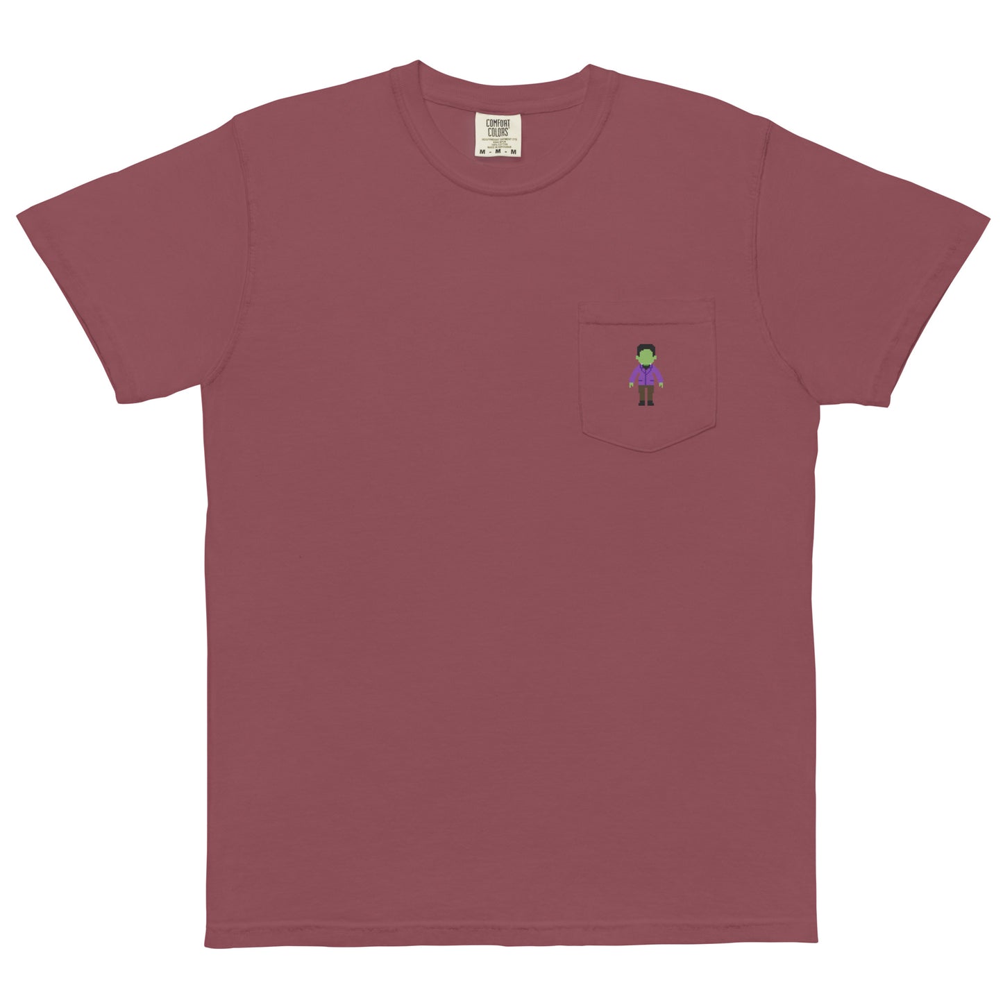 Frankenstein Pixel Pocket Tee