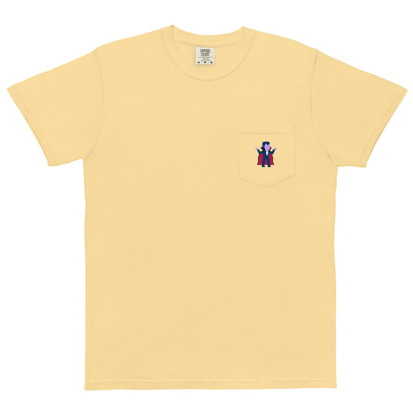 Dracula Pixel Pocket Tee