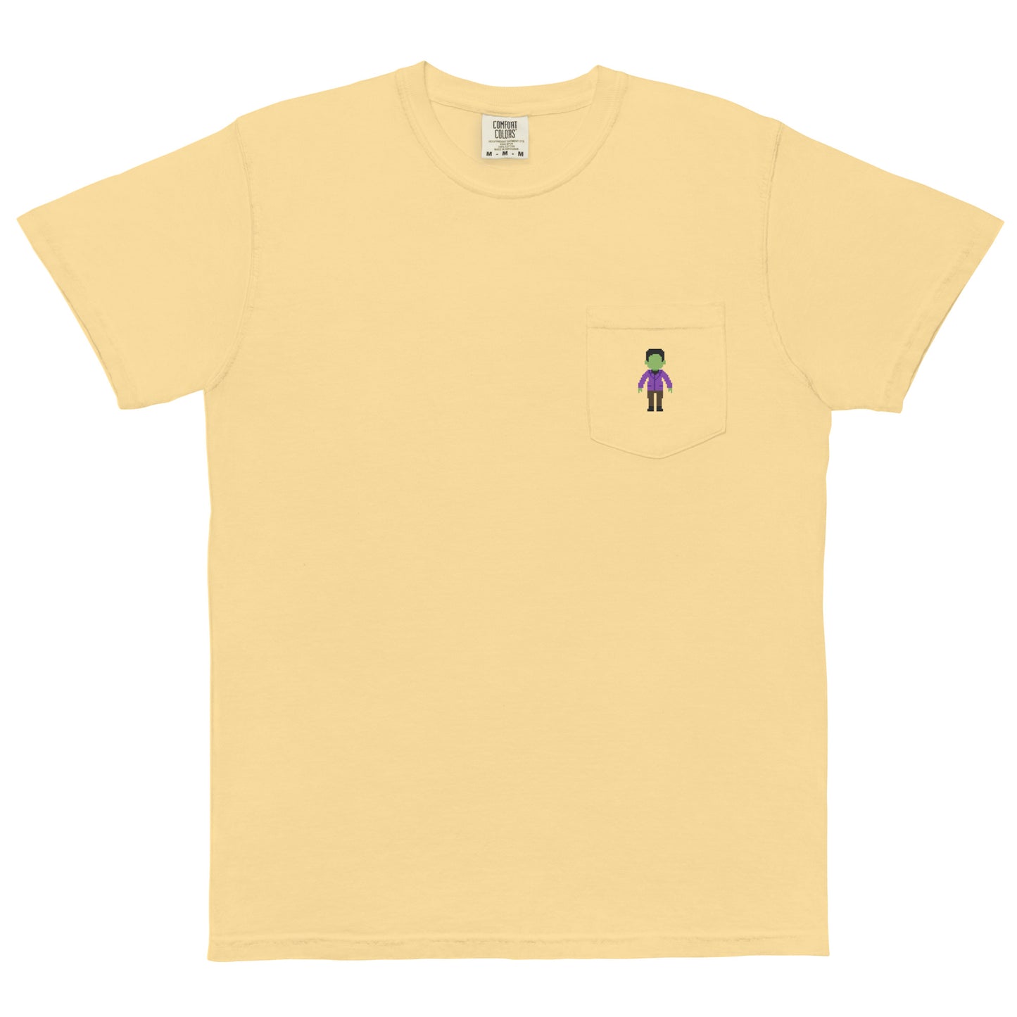 Frankenstein Pixel Pocket Tee