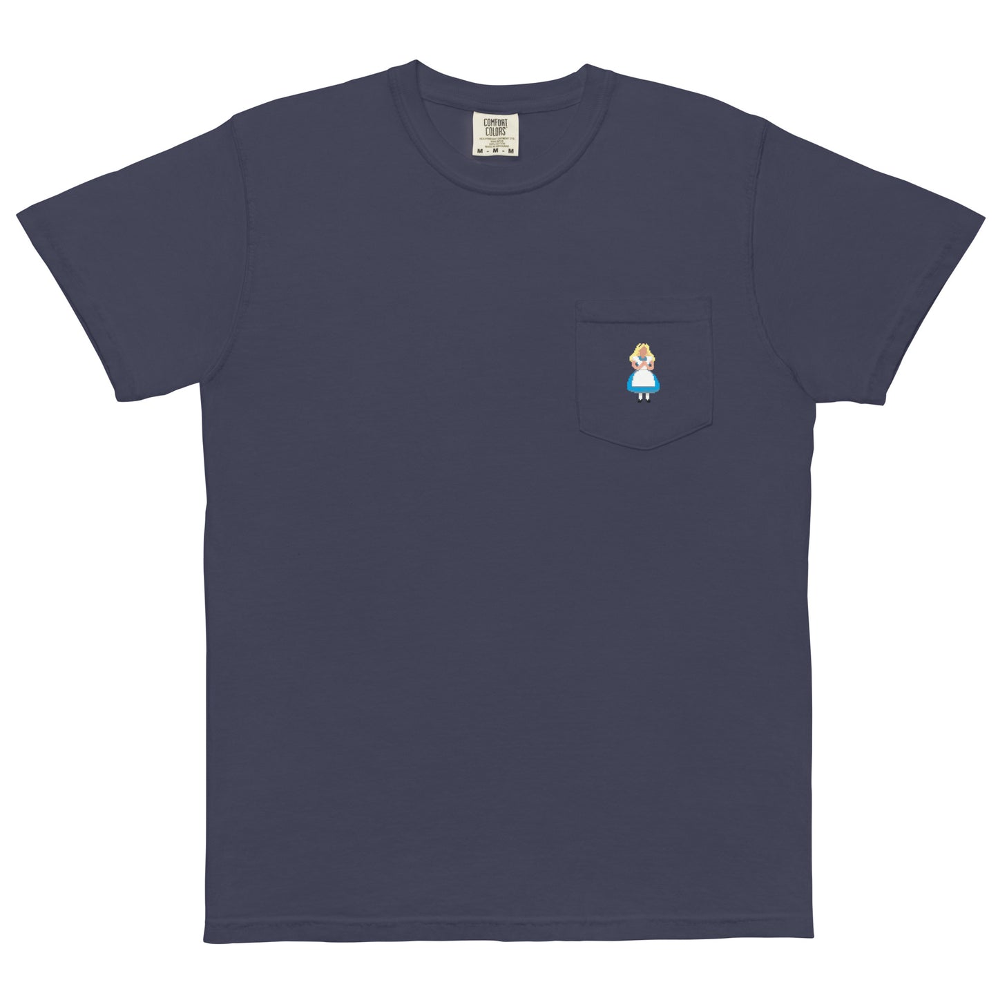 Alice in Wonderland Pixel Pocket Tee