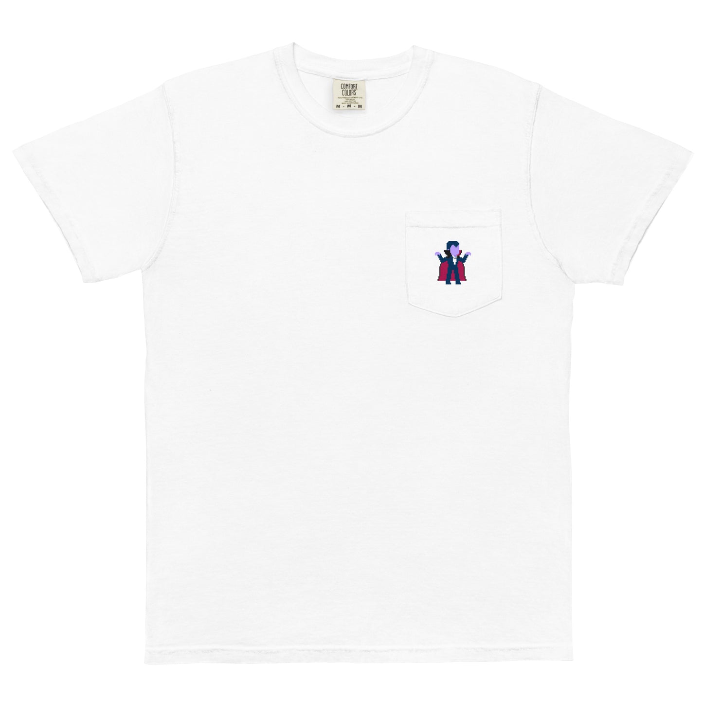 Dracula Pixel Pocket Tee
