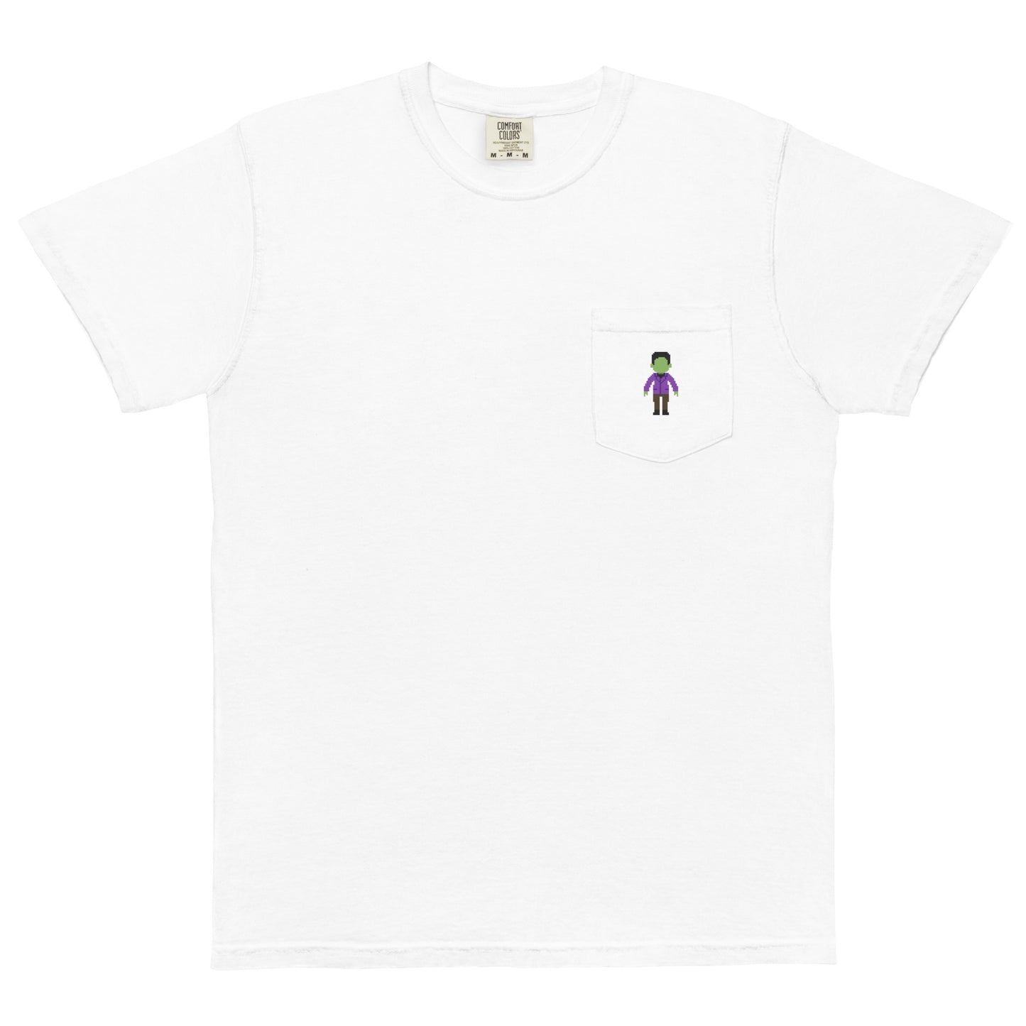 Frankenstein Pixel Pocket Tee