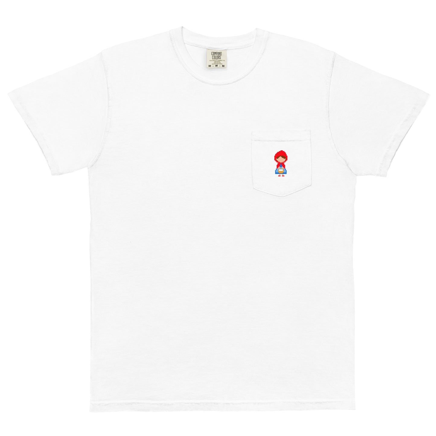 Little Red Riding Hood Pixel Pocket Tee