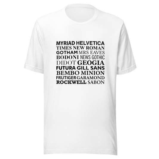 Typeface T Shirt