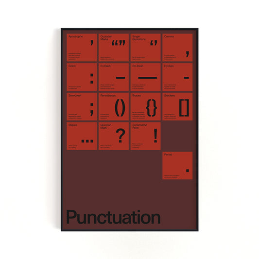 Punctuation Print