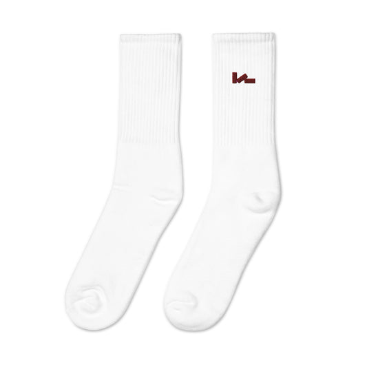 Writt Books Logo Embroidered Socks