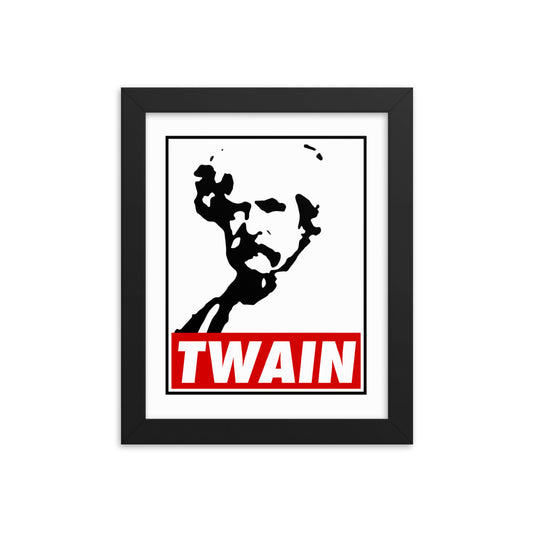Mark Twain Framed Print